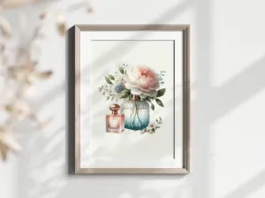 🏠 Cozy French Perfumery Wall Art – Whimsical Parisian Decor 🌸