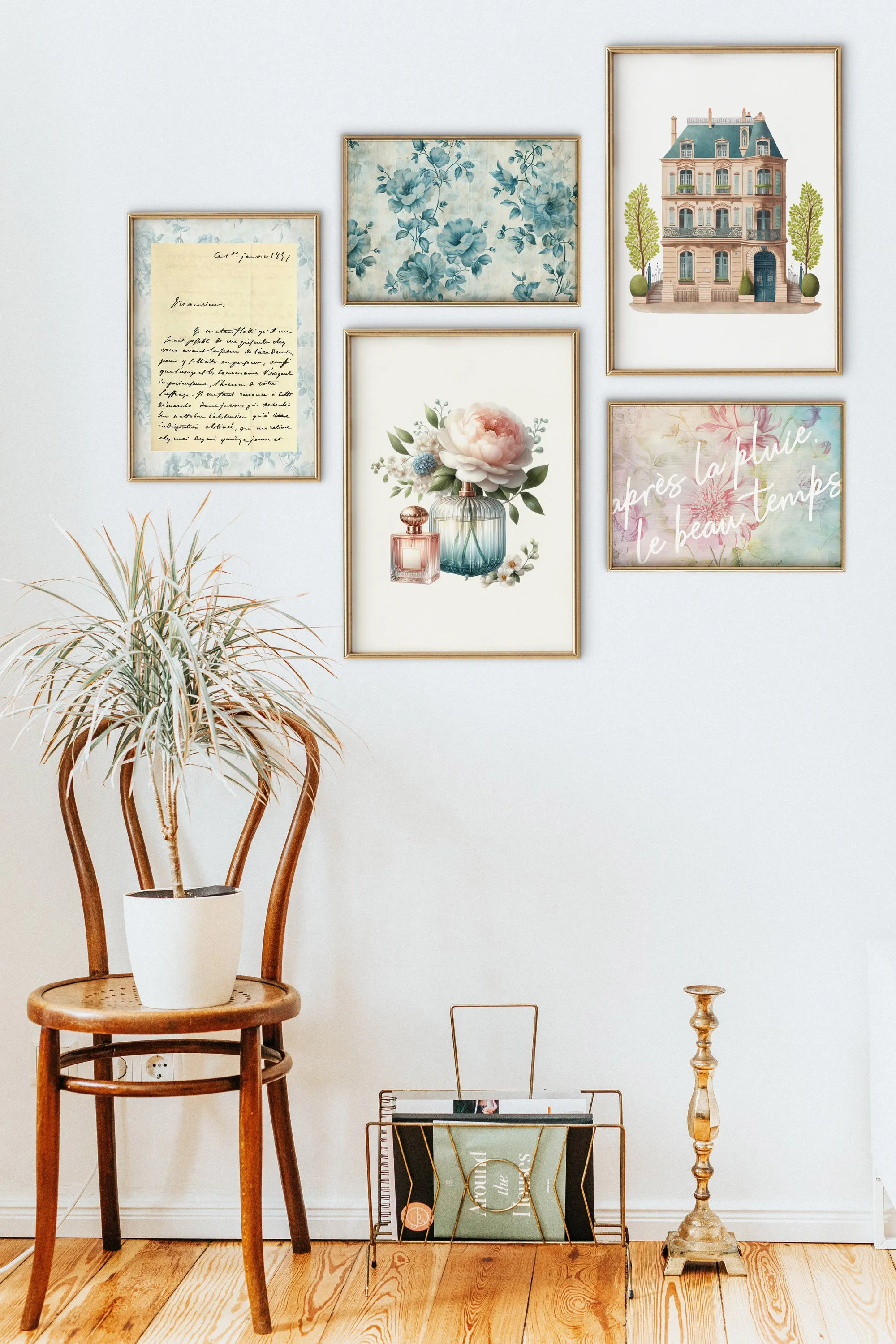 🏠 Cozy French Perfumery Wall Art – Whimsical Parisian Decor 🌸