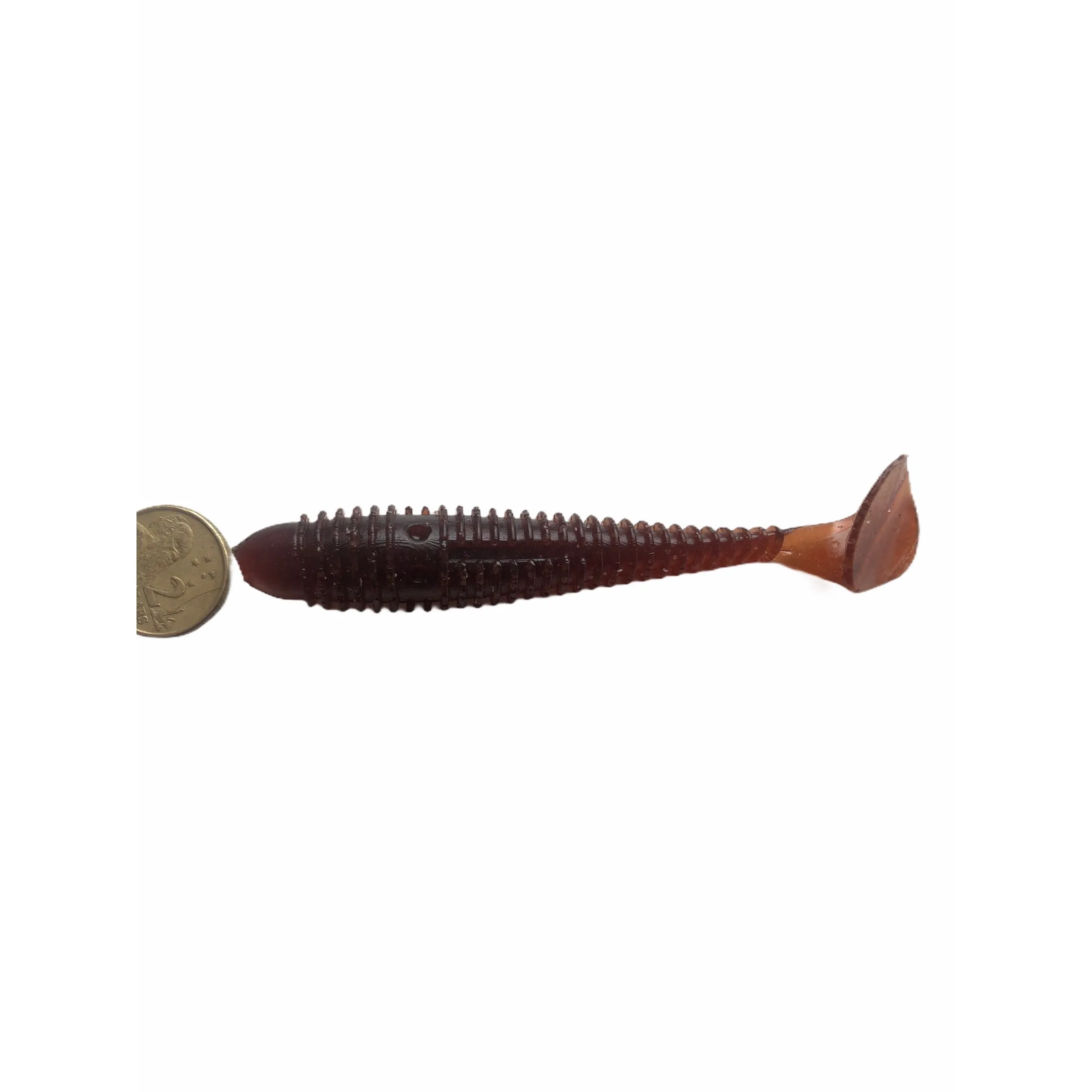10 Packs Of Soft Plastic Paddle Tail Grub 3.8" 9.5CM Fishing Lures
