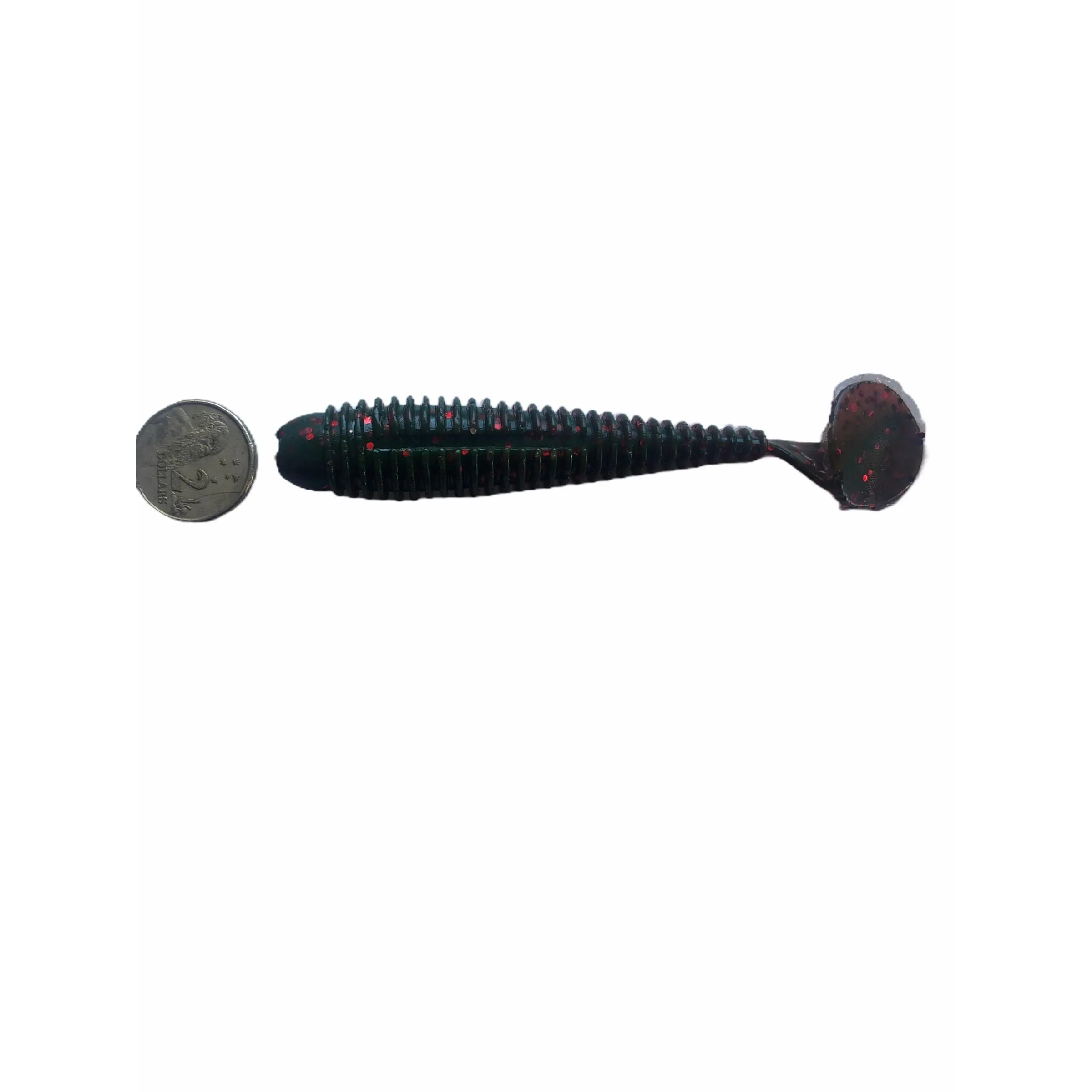 10 Packs Of Soft Plastic Paddle Tail Grub 3.8" 9.5CM Fishing Lures
