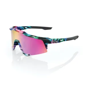 100% Speedcraft - Peter Sagan LE Soft Tact Tie Dye - Purple Multilayer Mirror Lens