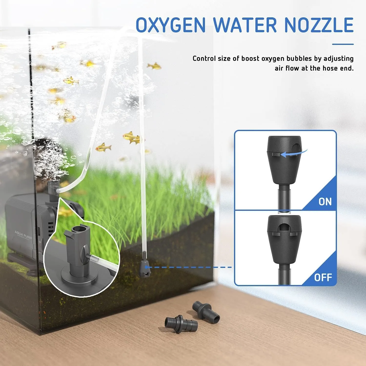 1056GPH Submersible Water Fountain Pump, (4000L/H, 85W) Quick Water Change Aquar