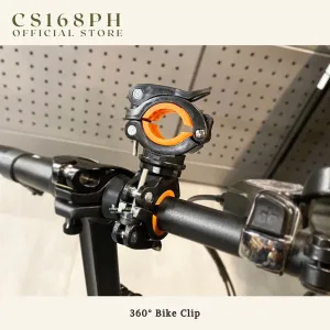 360° Flashlight Bike Clip & Durable Clamp Mount Holder