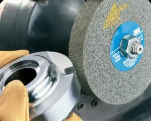 3M™ Scotch-Brite EXL Deburring Wheels, 8 X 1 X 3, Medium, 4,500 rpm, Silicon Carbide, 048011-18279
