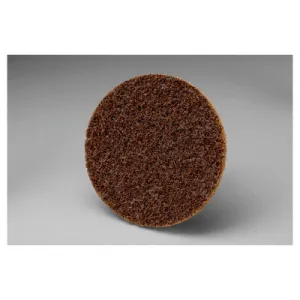 3M™ Scotch-Brite Roloc Discs, 3", 18,000 rpm, Aluminum Oxide, Maroon, Plastic Button, 048011-05531