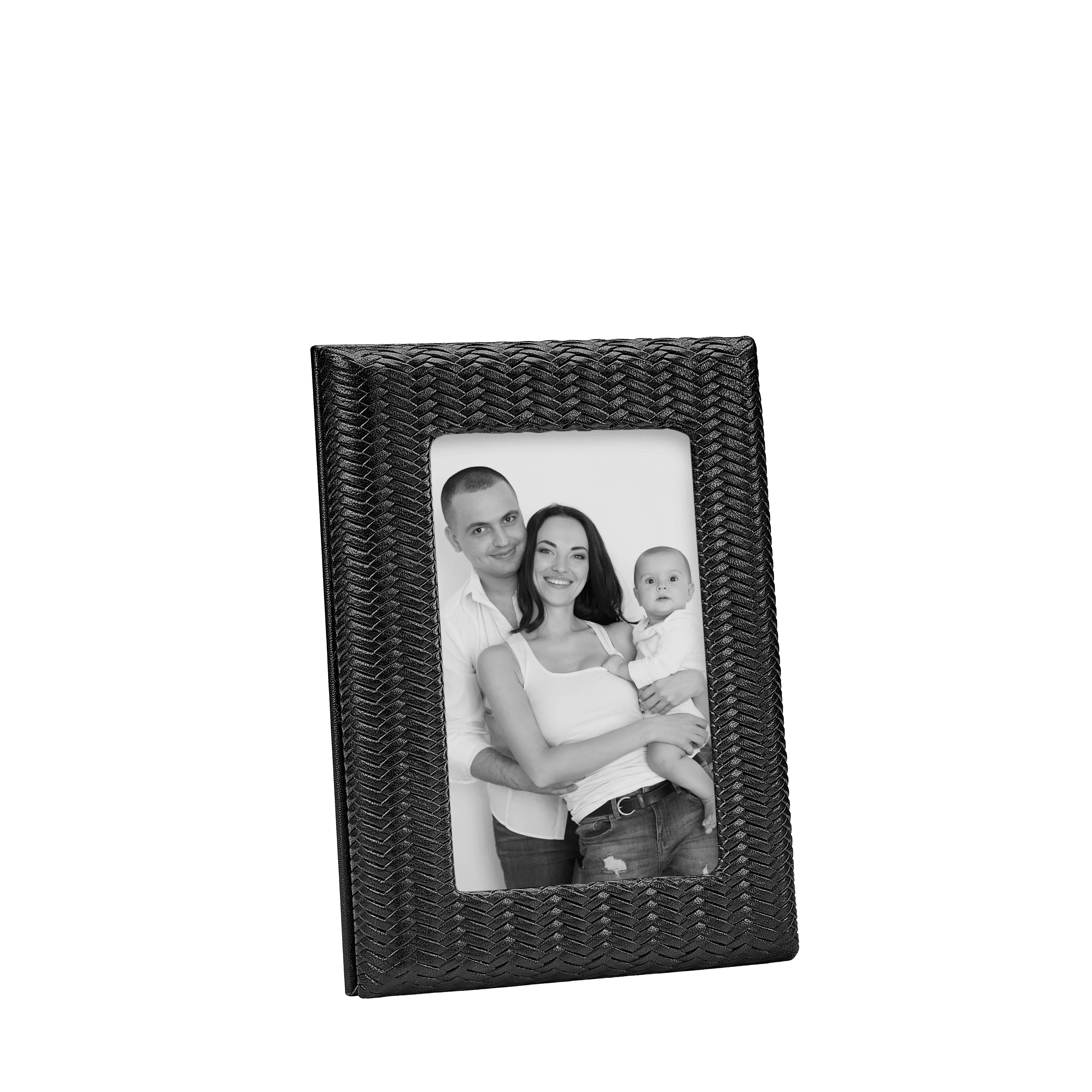 4" x 6" Black Woven Frame