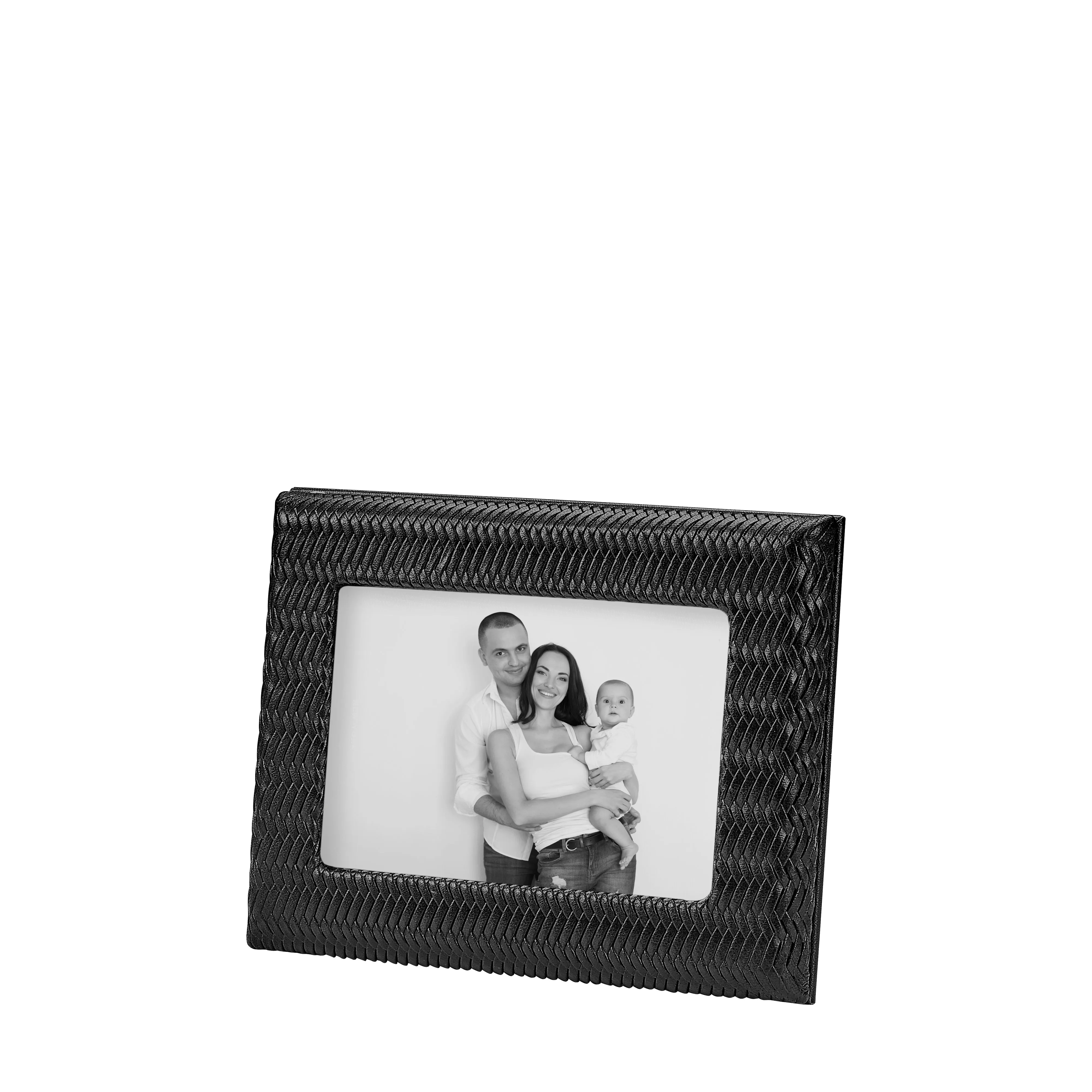4" x 6" Black Woven Frame