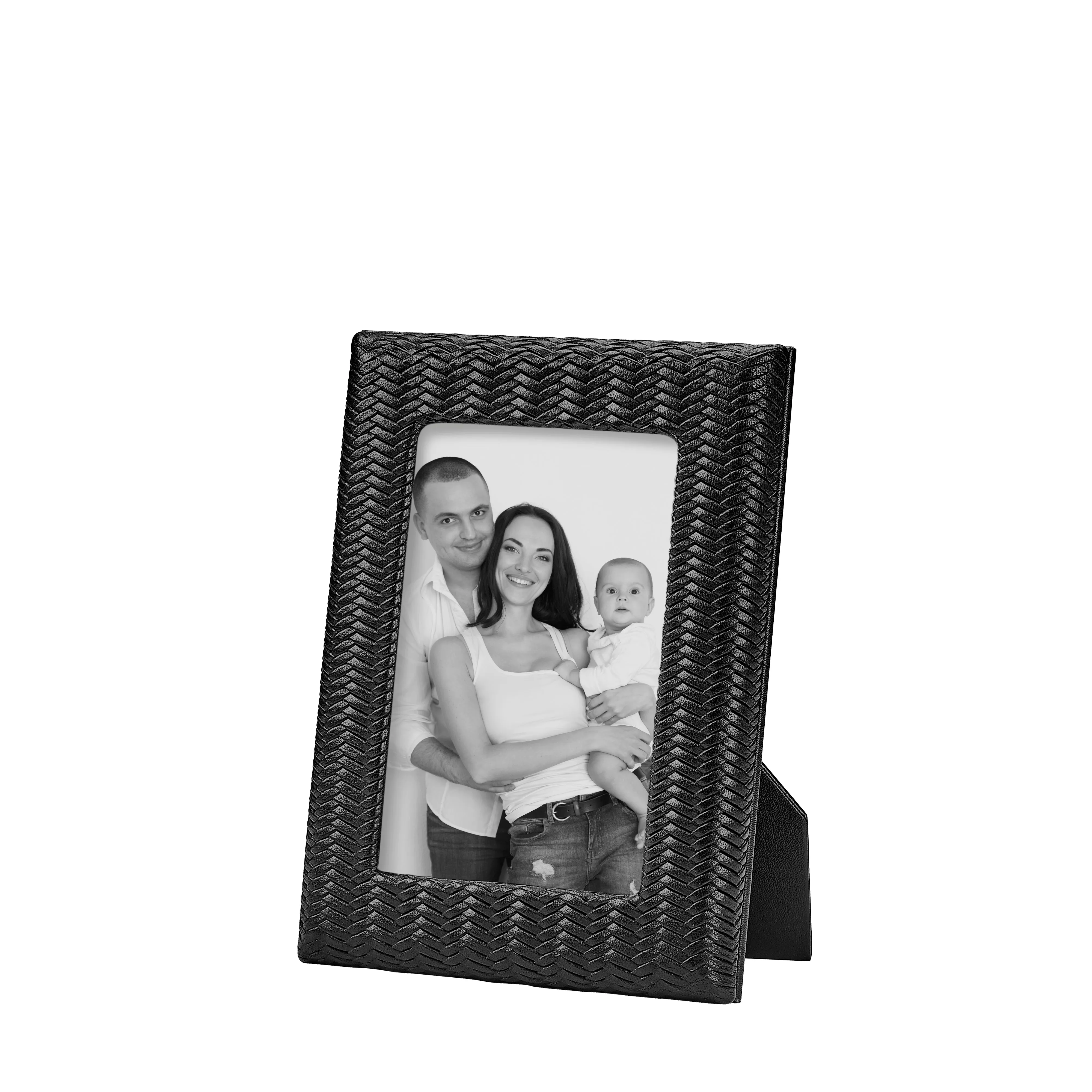 4" x 6" Black Woven Frame