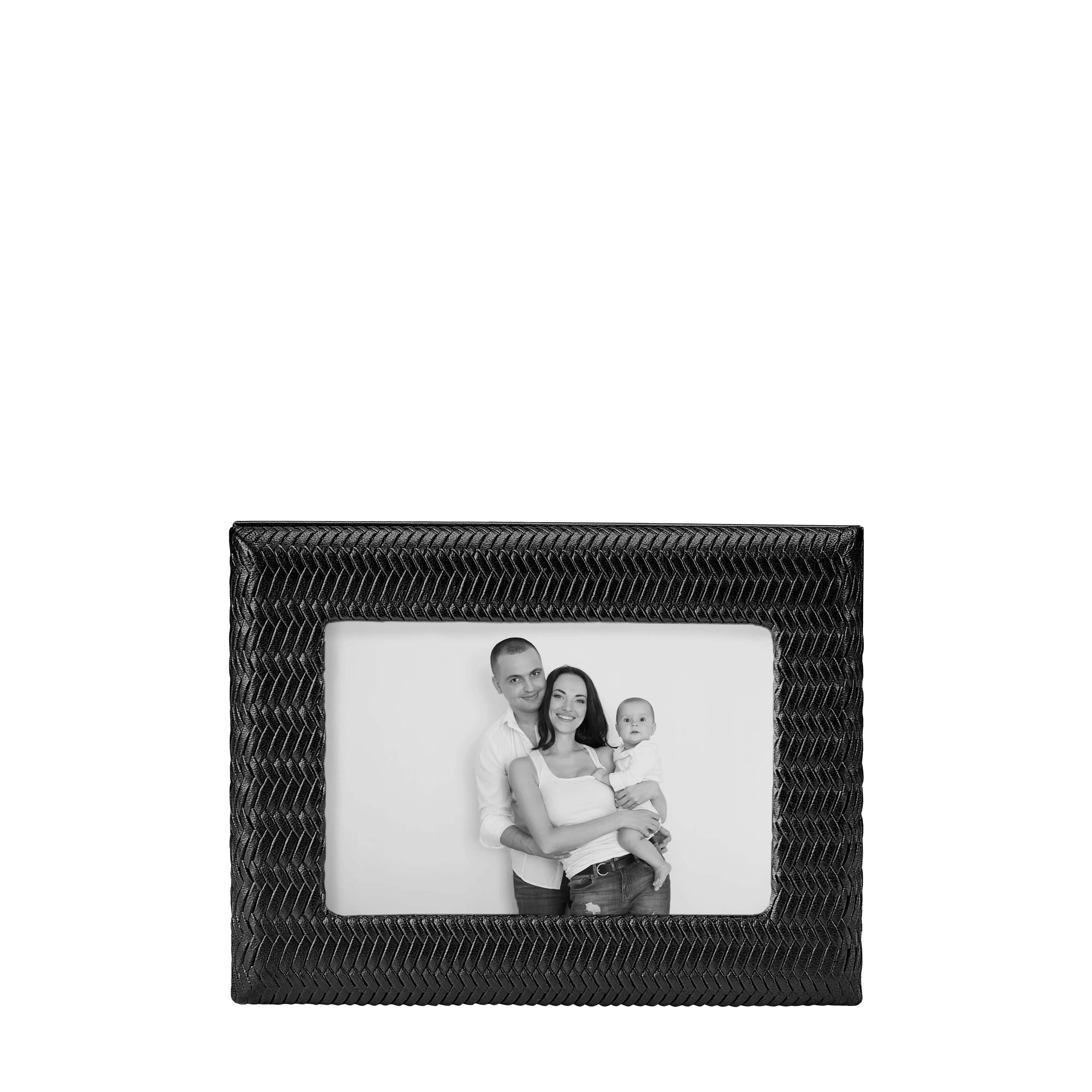 4" x 6" Black Woven Frame