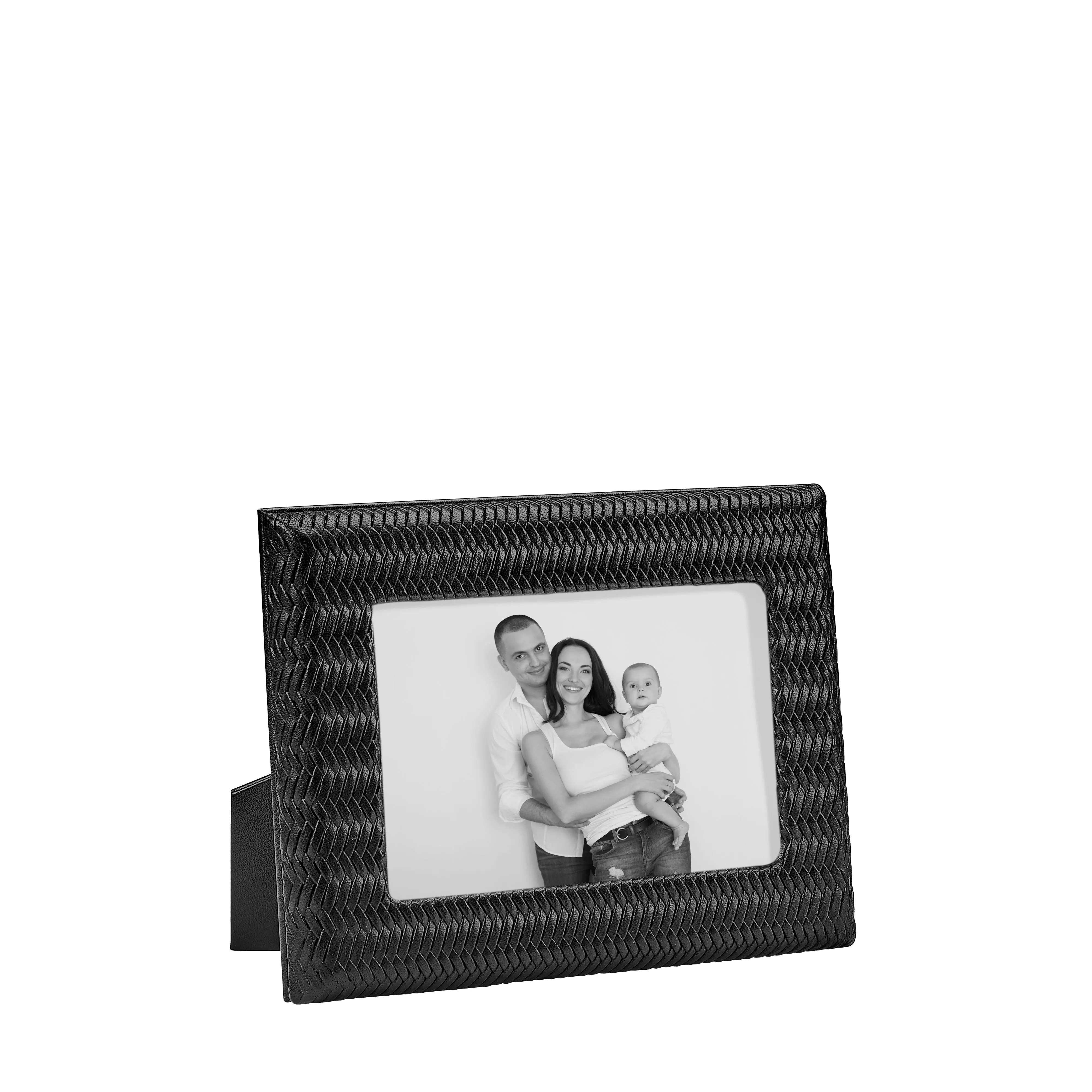 4" x 6" Black Woven Frame