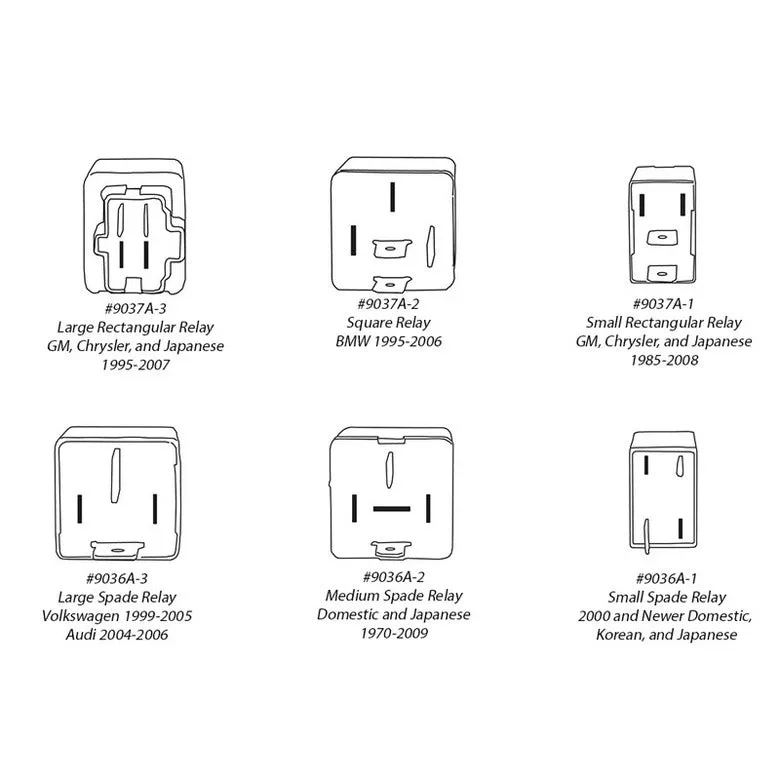 6-PC. Master Relay Bypass Switch Set with Amp Loop