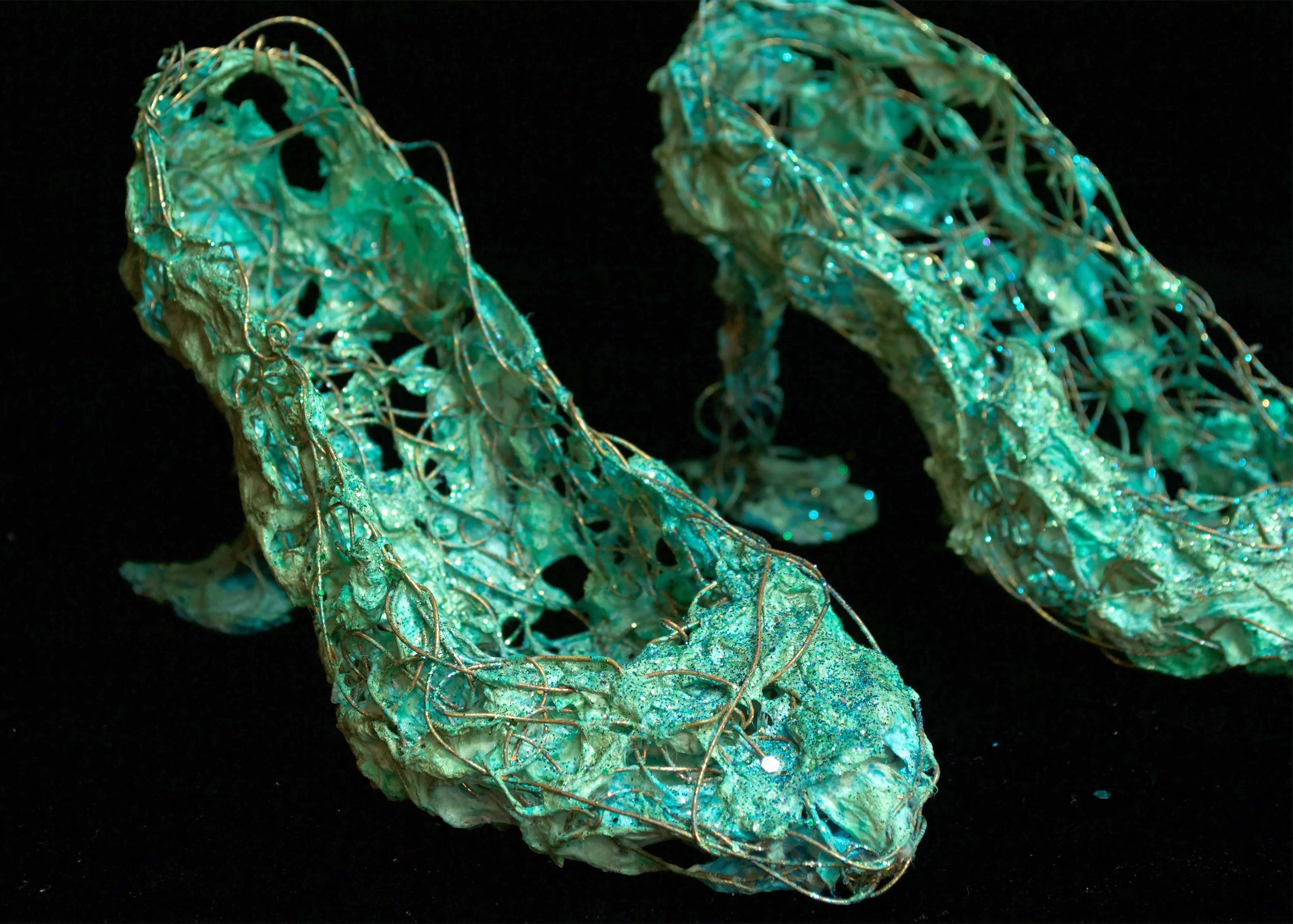 Abaca Virens (Green Abaca) Shoes