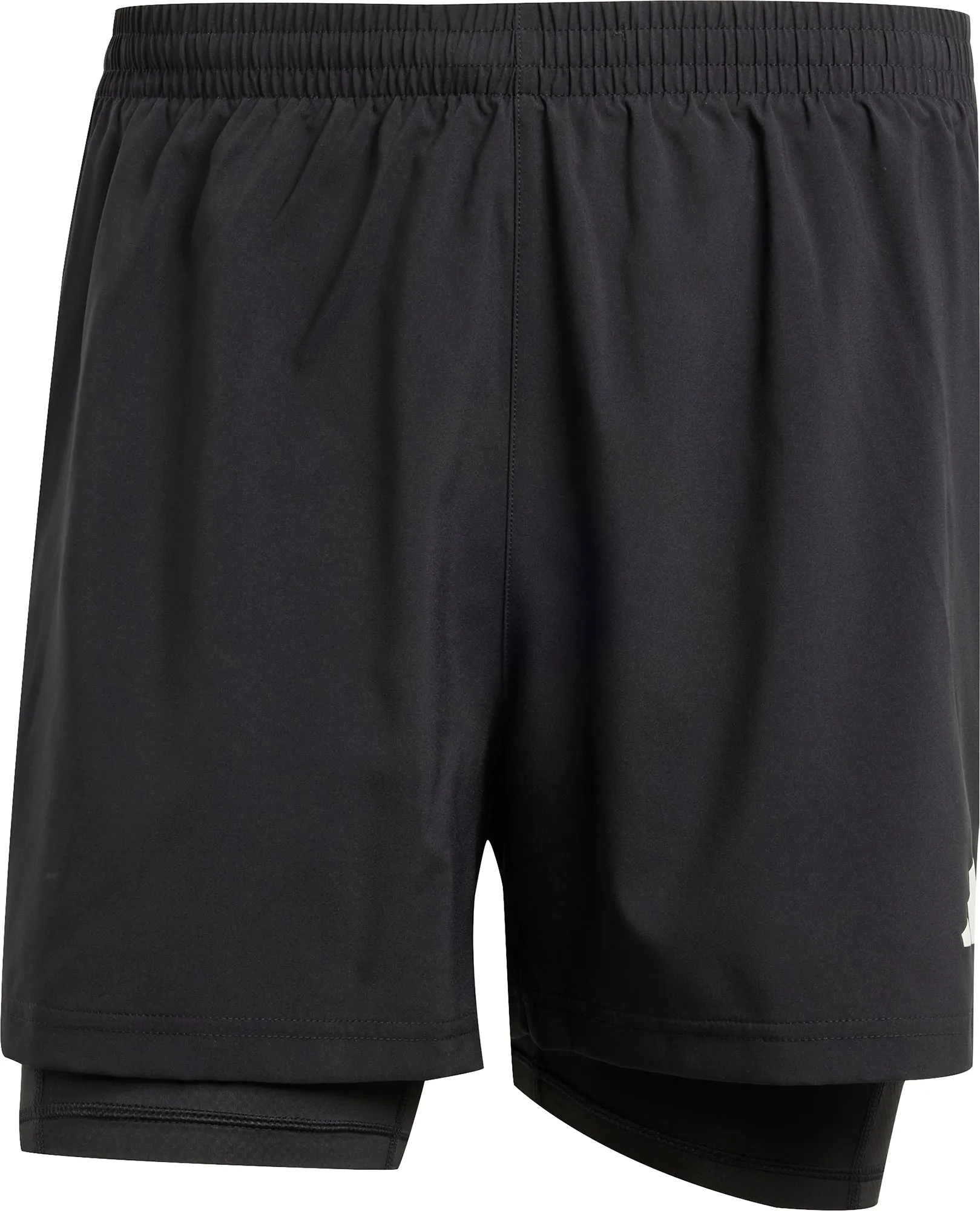 adidas Own The Run ClimaCool 2 In 1 Mens Running Shorts - Black