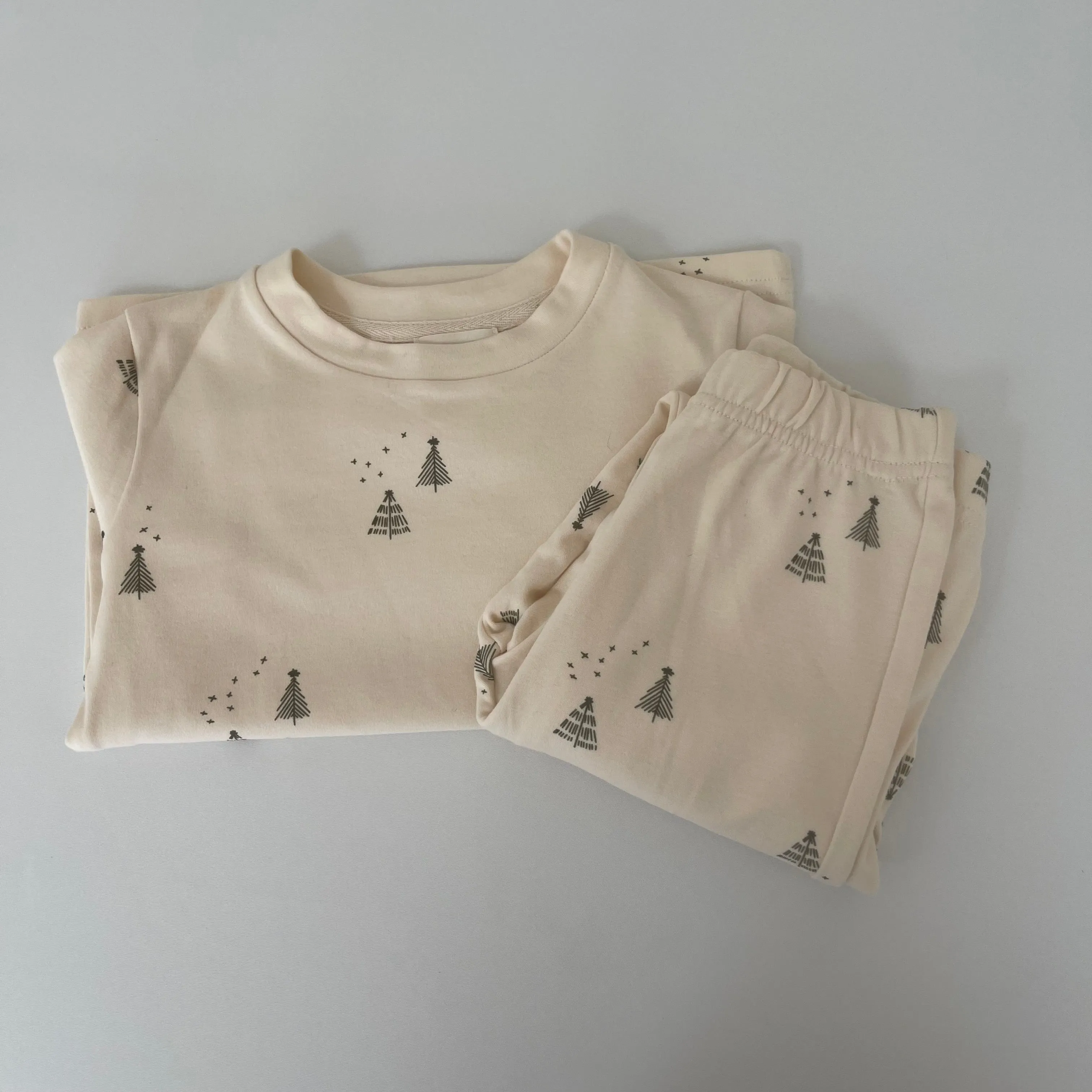 Adult Noel Christmas Pine Tree Print Pyjamas