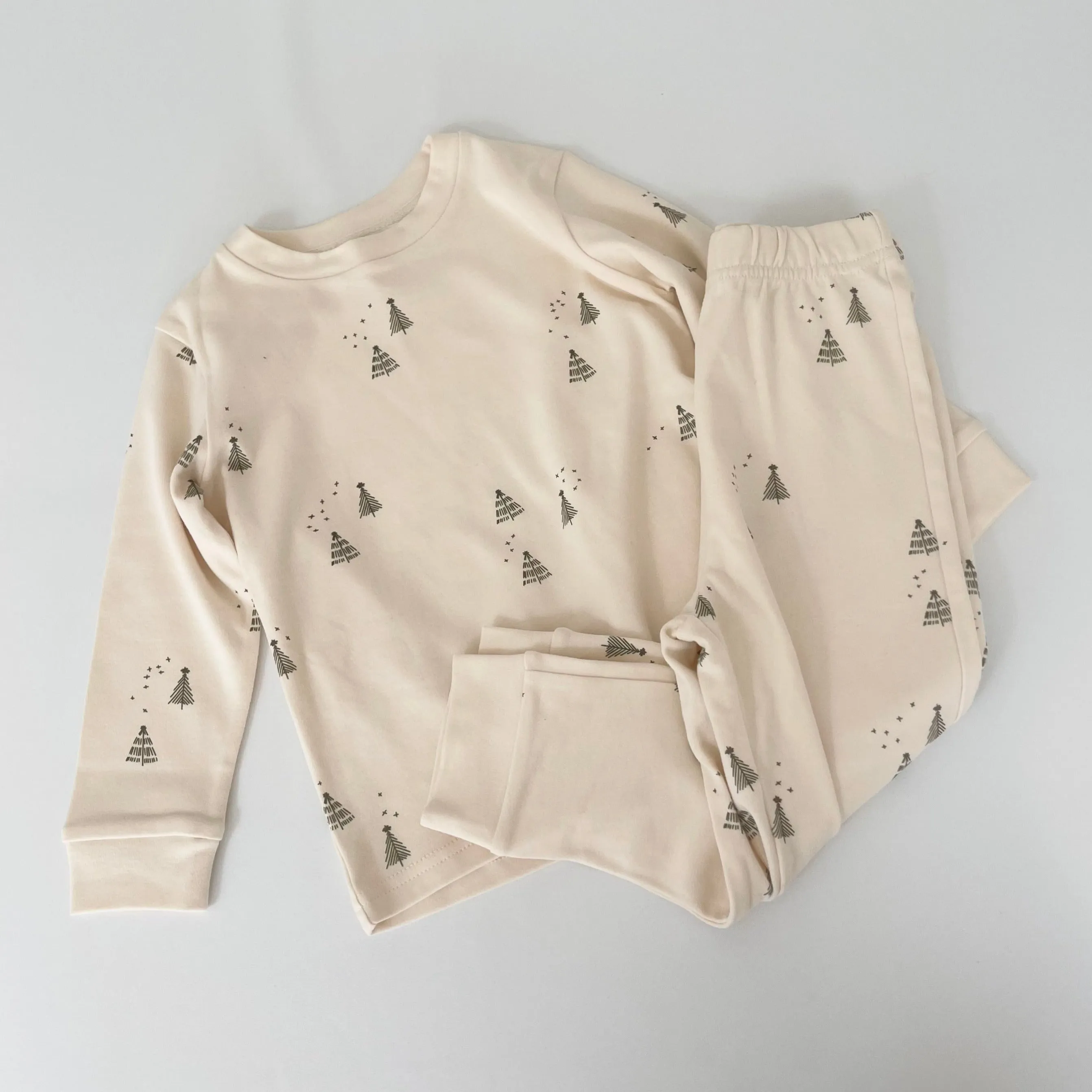 Adult Noel Christmas Pine Tree Print Pyjamas