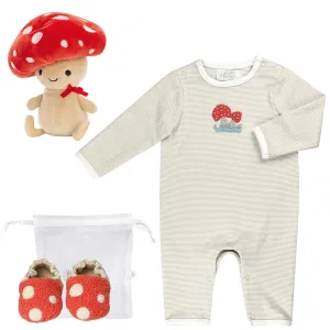 Albetta Organic Crochet Fungi Robbie Toadstool Gift Set
