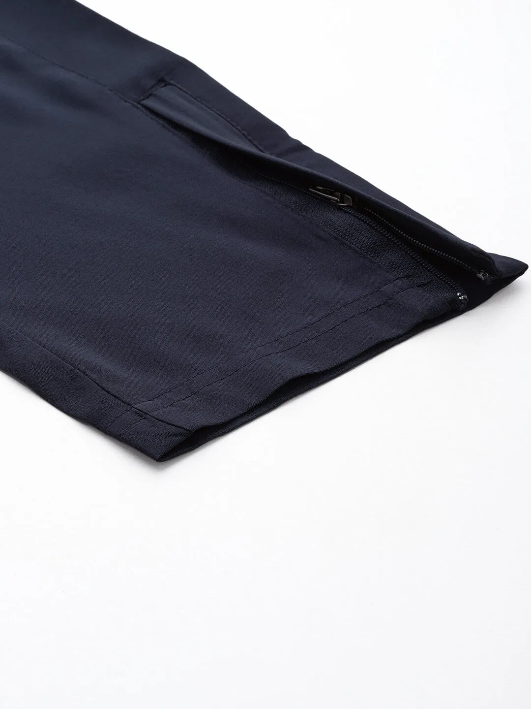 Alcis Men Dry Tech Slim Fit Sports Track Pants with Reflective Detail
