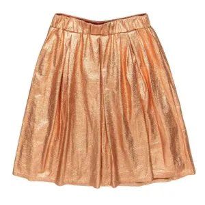 Anthropologie Moulinette Soeurs Copper Metallic Skirt size XS NEW!!!