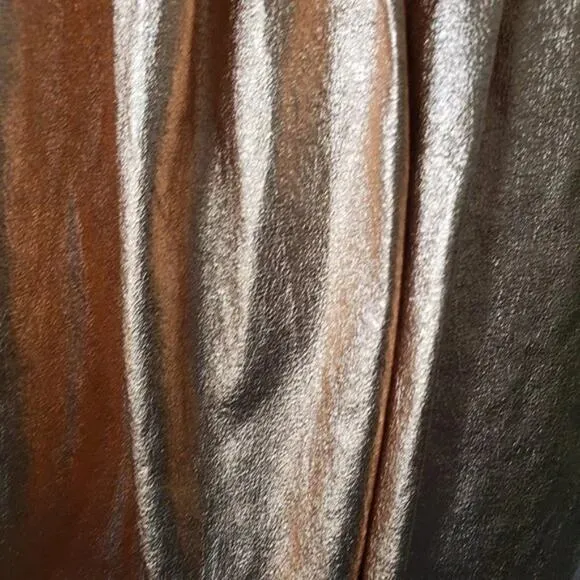 Anthropologie Moulinette Soeurs Copper Metallic Skirt size XS NEW!!!
