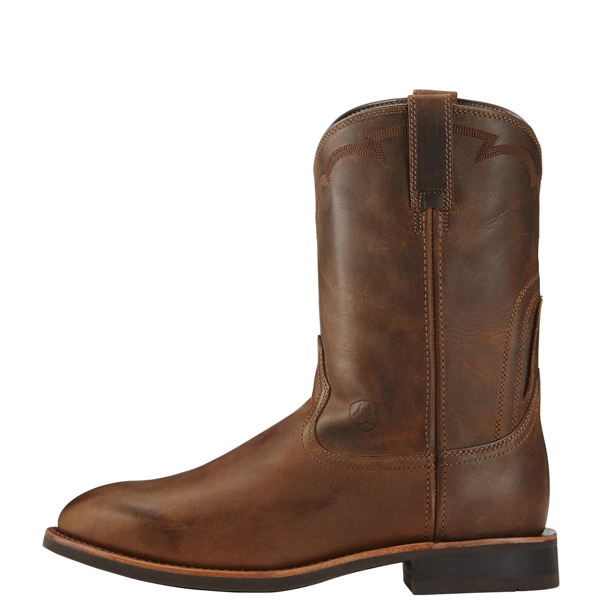 Ariat Dura Roper Distressed Brown Mens Boots