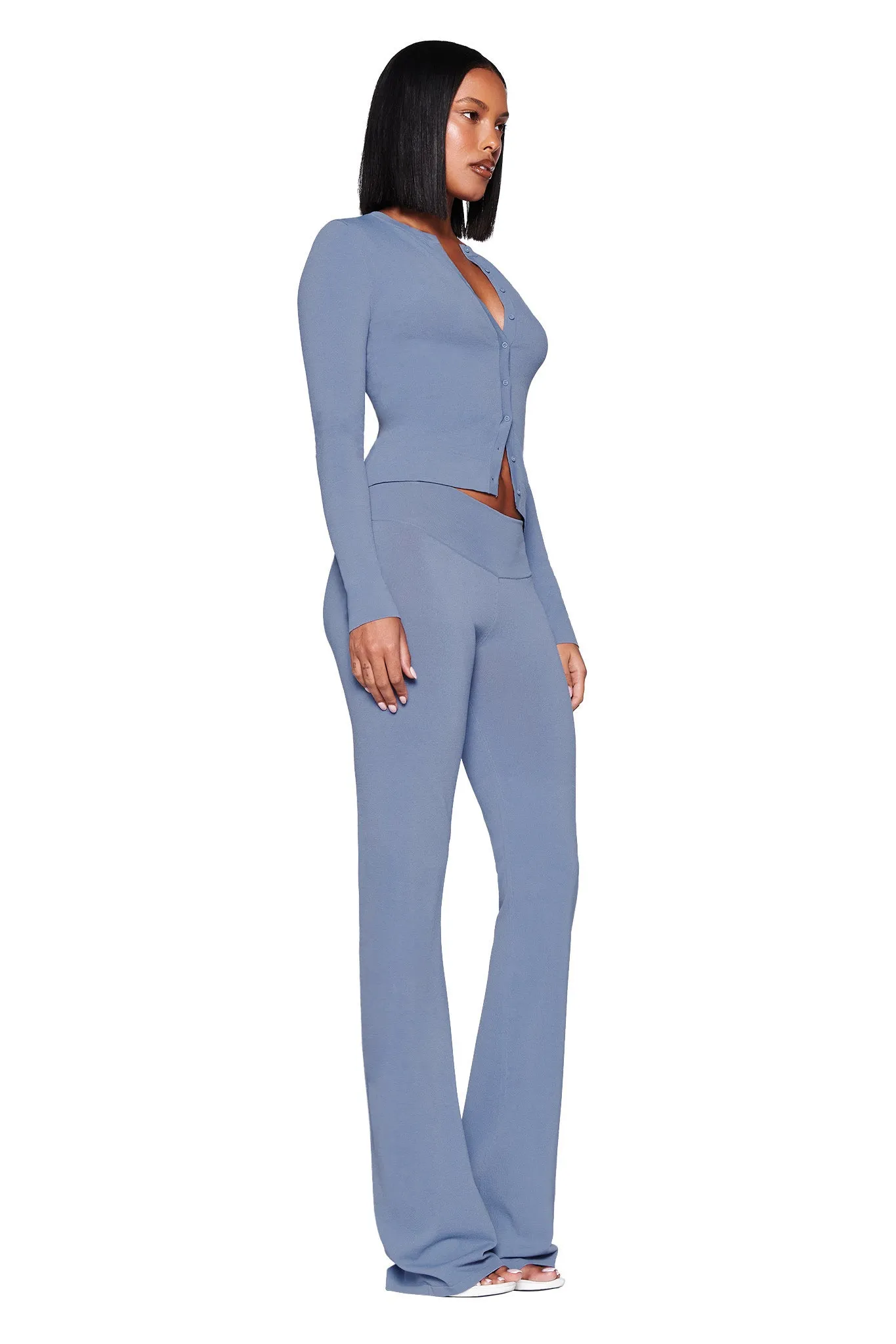 AUDRINA PANT - BLUE : STEEL BLUE