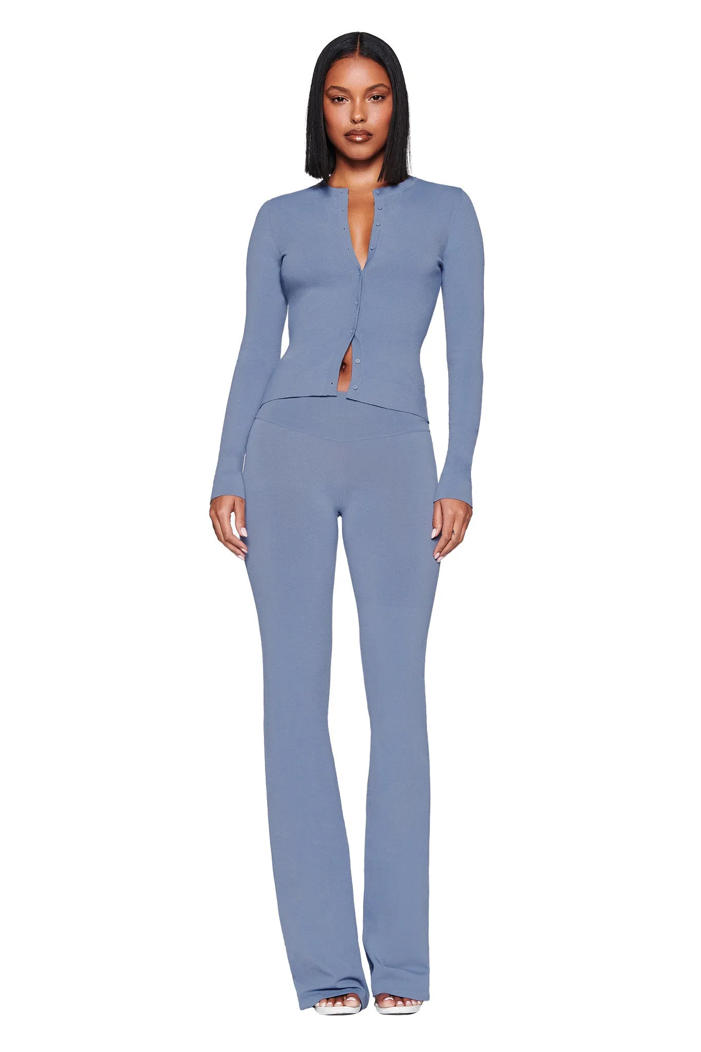 AUDRINA PANT - BLUE : STEEL BLUE