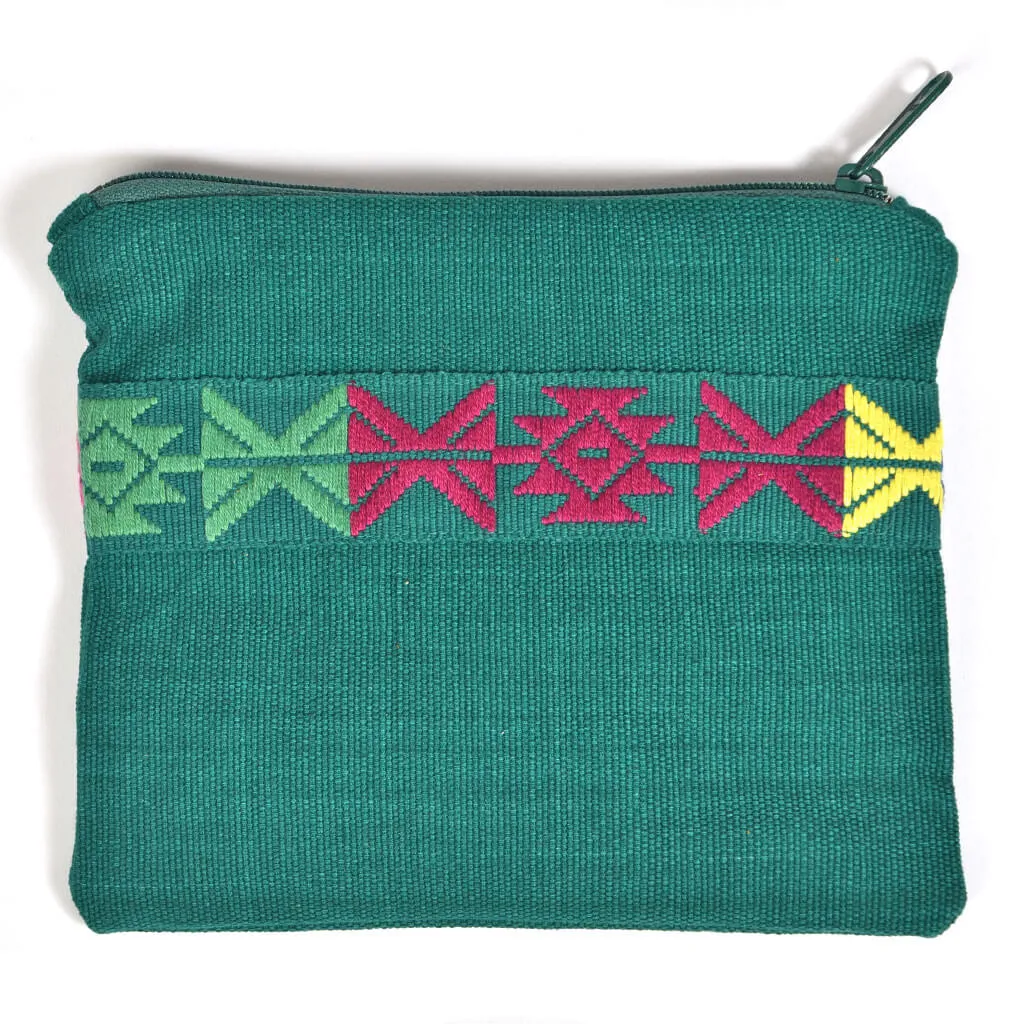 Backstrap Basics Clutch | Emerald Green B