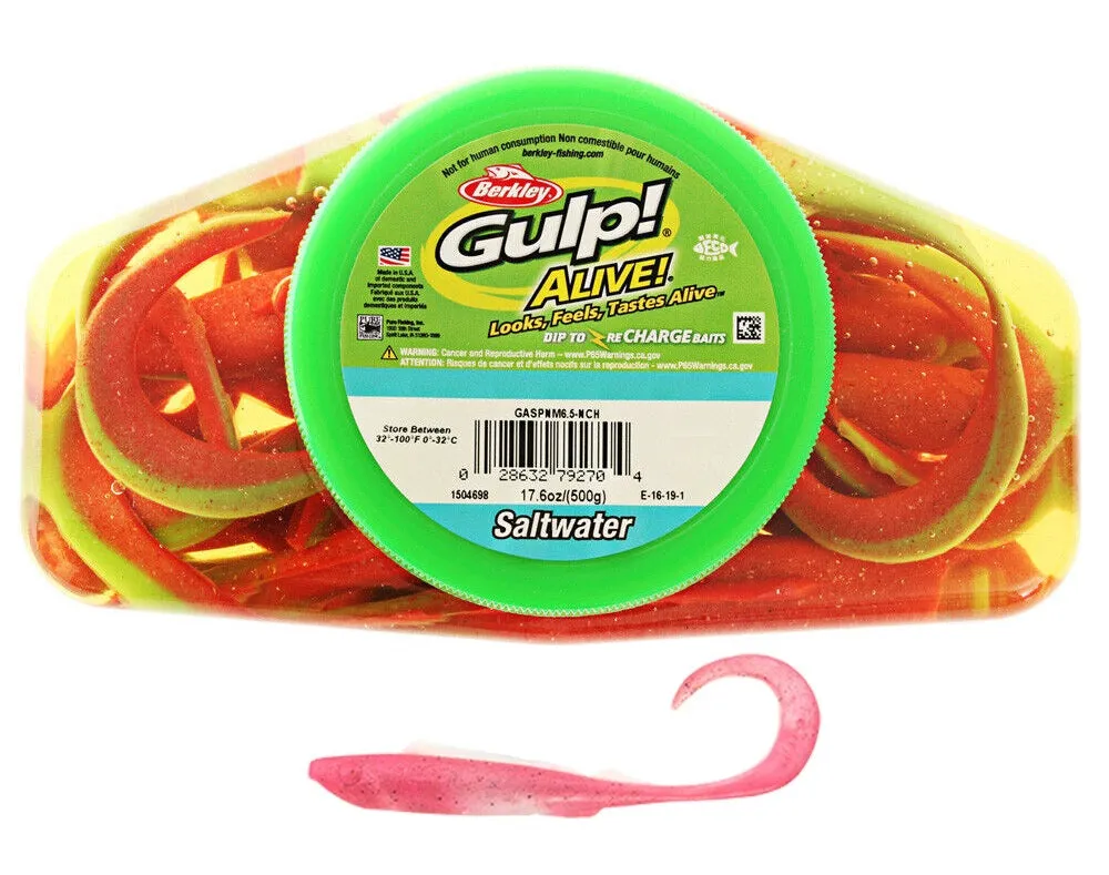 Berkley Gulp Alive Nemesis 7 inch Soft Plastic Lure Bulk Tub