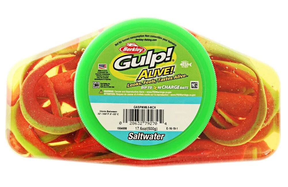 Berkley Gulp Alive Nemesis 7 inch Soft Plastic Lure Bulk Tub