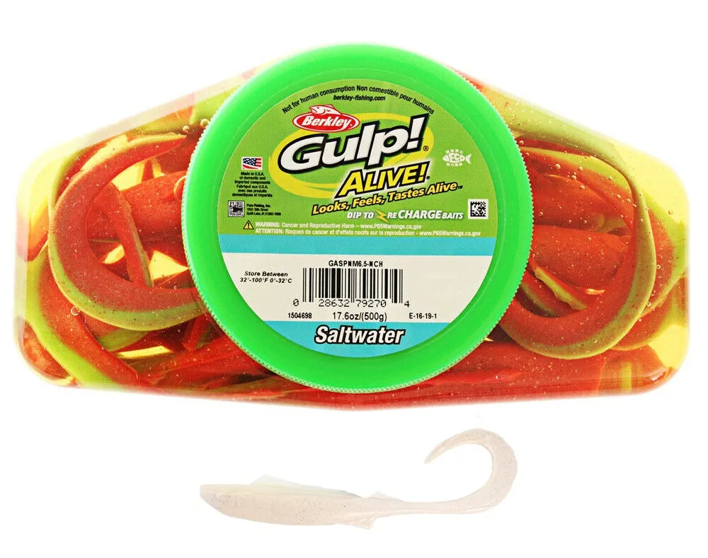 Berkley Gulp Alive Nemesis 7 inch Soft Plastic Lure Bulk Tub
