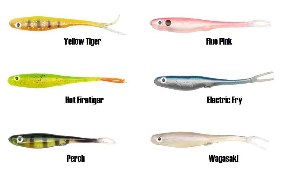 Berkley URBN Hollow Belly V-Tail - 5 pack