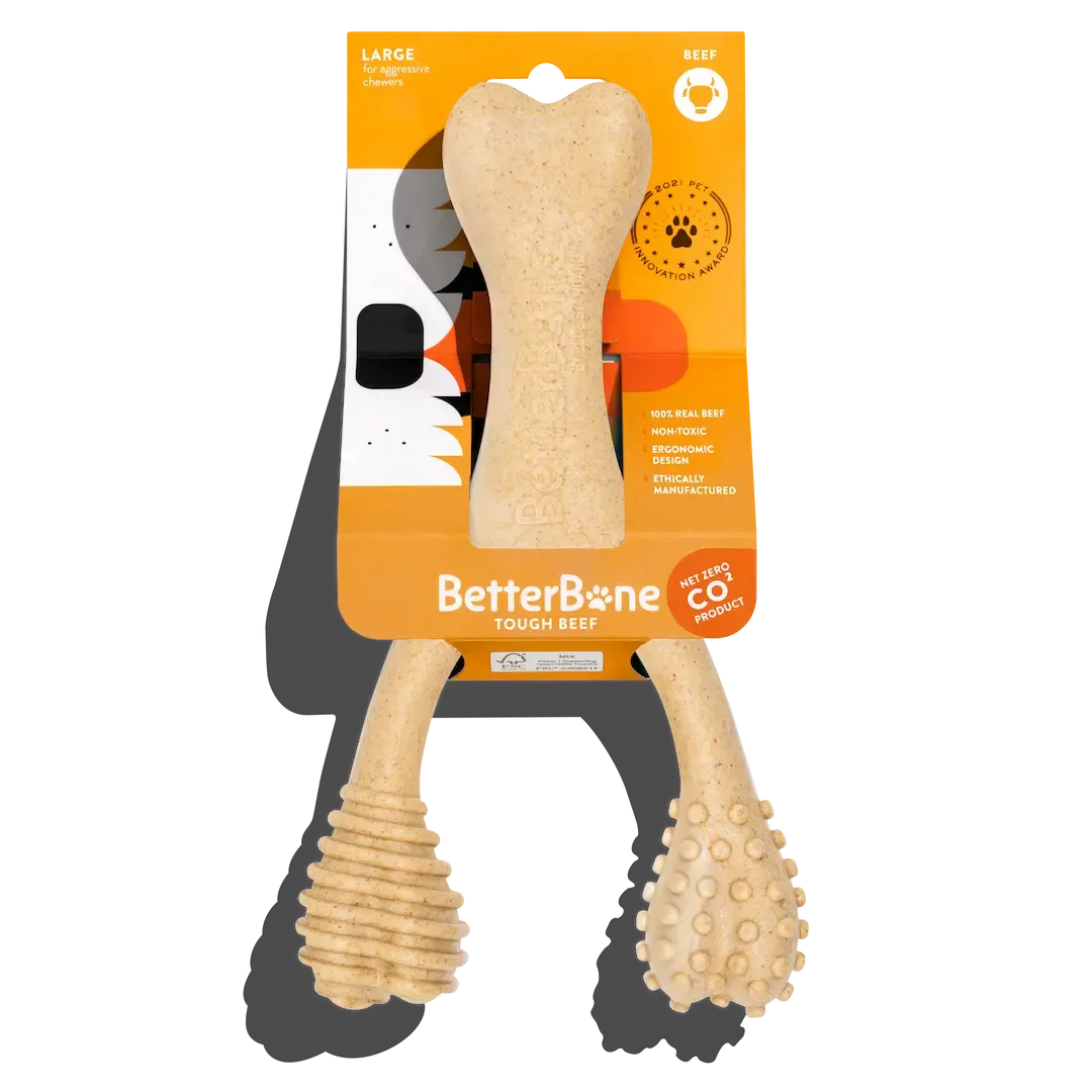 BetterBone - BetterBone TOUGH — DURABLE All-Natural Sustainable Chew Toy