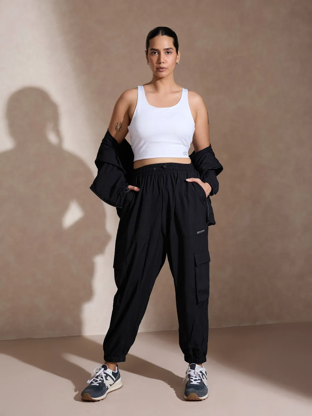 Black Tracker Cargo Pants & Cargo Jacket