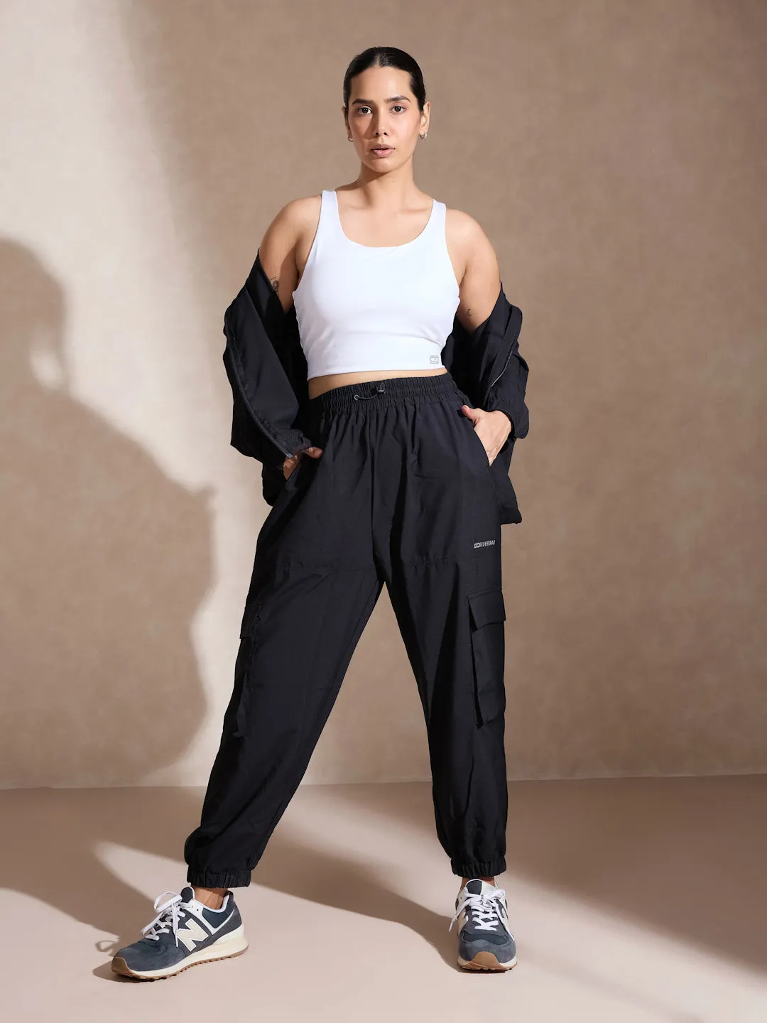 Black Tracker Cargo Pants & Cargo Jacket