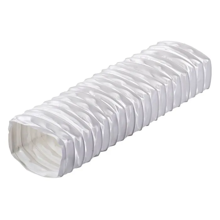 Blauberg 204x60mm x 1m Blauflex White Rectangular Flat PVC Flexible Ducting
