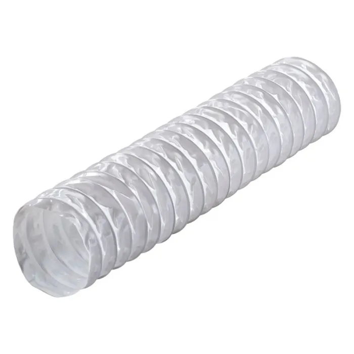 Blauberg DK-150-PVC-BLK Ventilation PVC Flexible Duct Cowled Wall Kit 6" 150mm Black