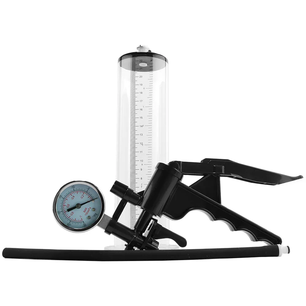 Blush Performance VX8 Premium Penis Pump System with Silicone Cock Strap Clear | Penis Enlarger