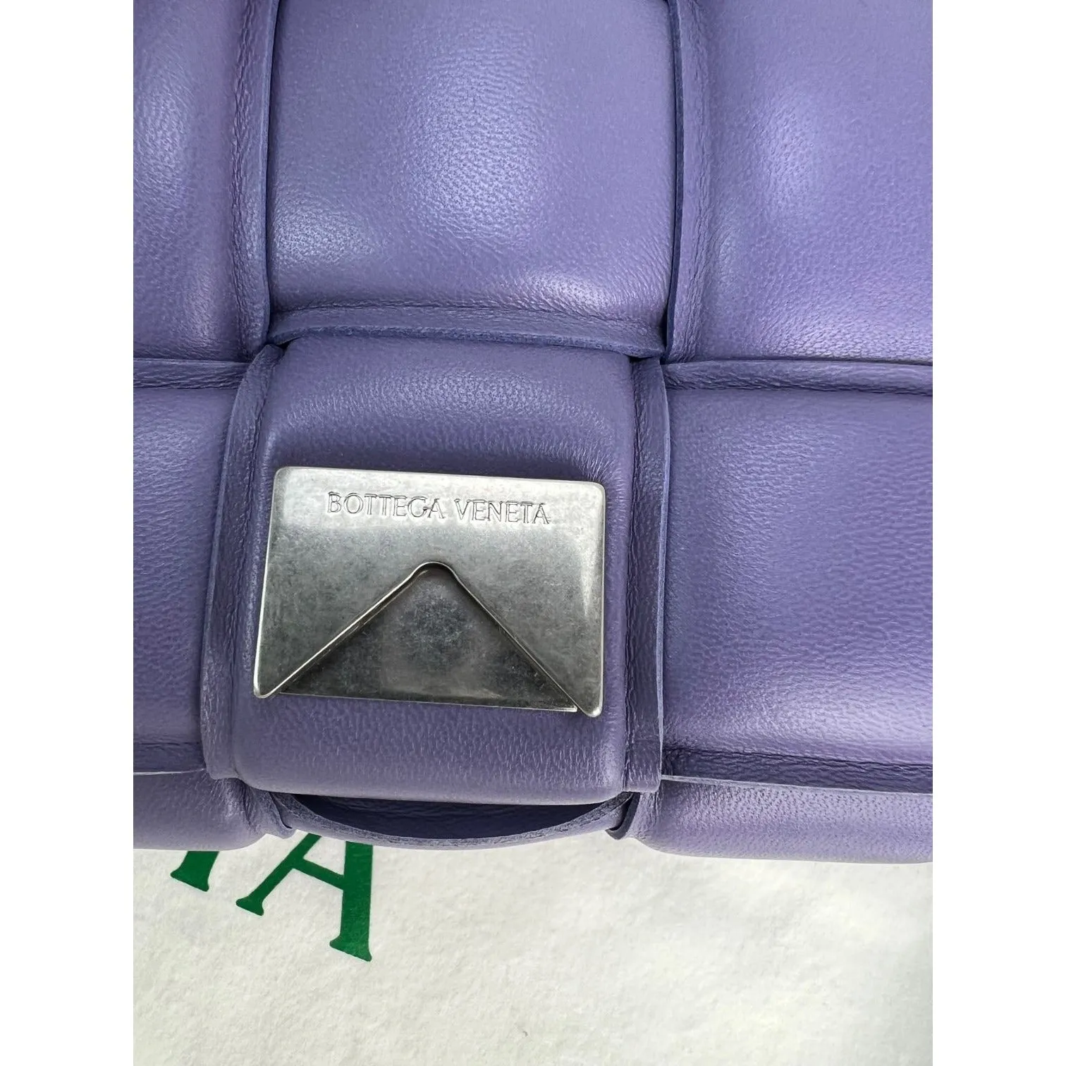 Bottega Veneta Padded Chain Cassette Purple Hand Shoulder Bag