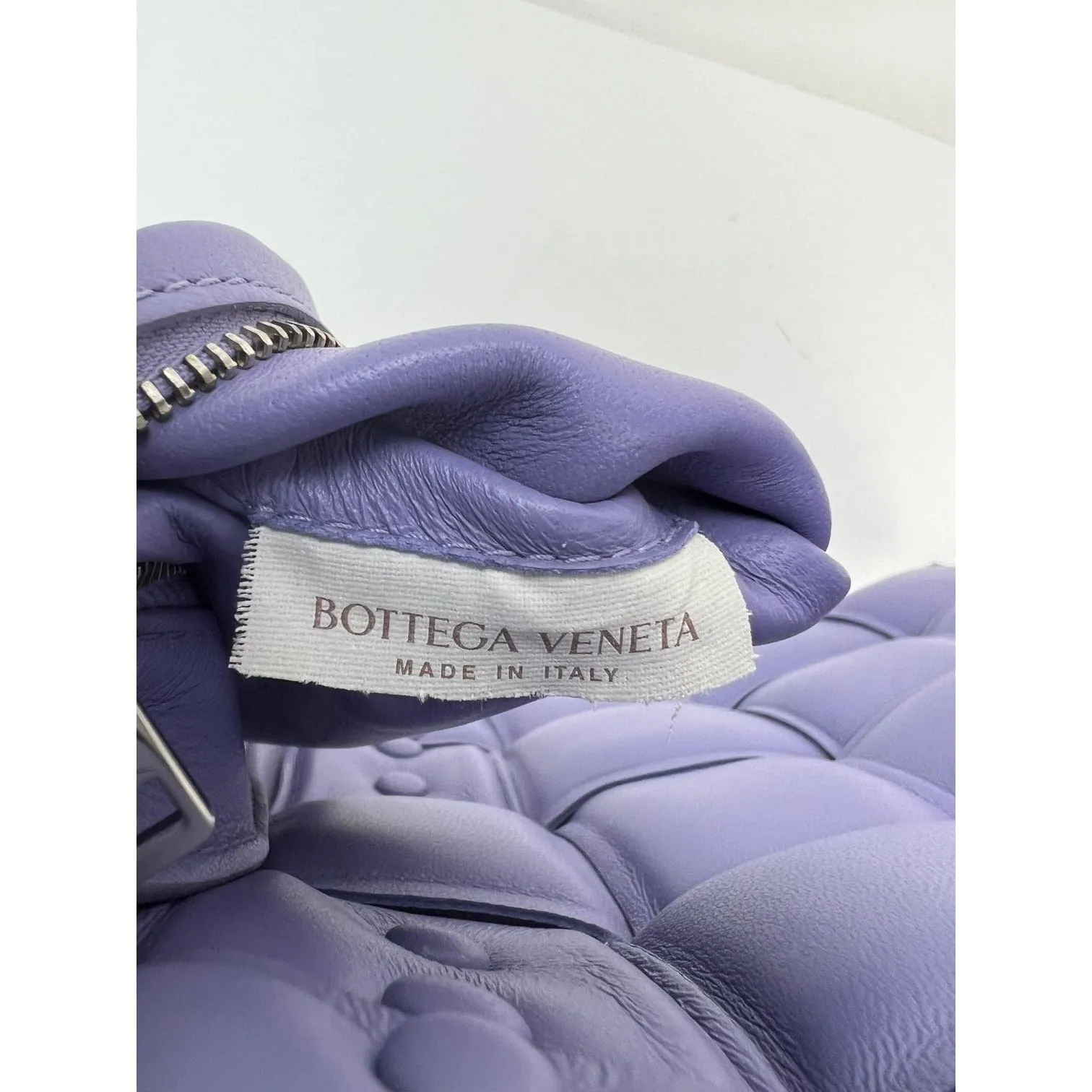 Bottega Veneta Padded Chain Cassette Purple Hand Shoulder Bag