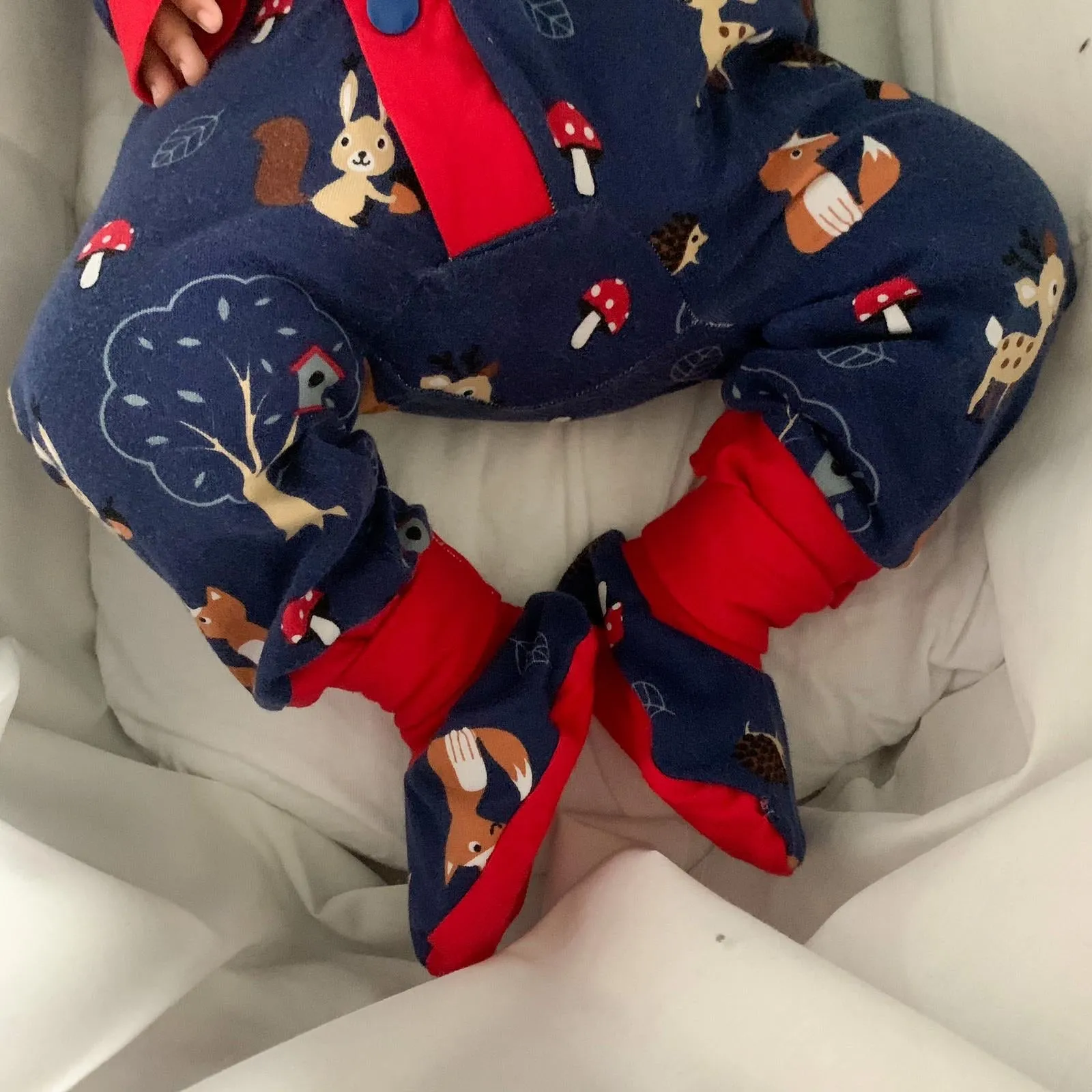 BP Baby Sock Booties - Reversible/Seamless