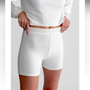 Brand New cozy stretchy ivory shorts. Never worn before. Size S with tags on