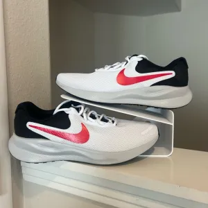 Brand New Nike REVOLUTION 7 Men's Photon Dust Fire Red Running Shoes Sz  12