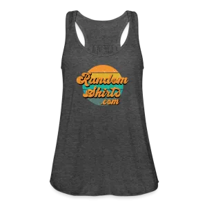 Breezy Elegance: Women's RandomShirts.com Logo Flowy Tank Top