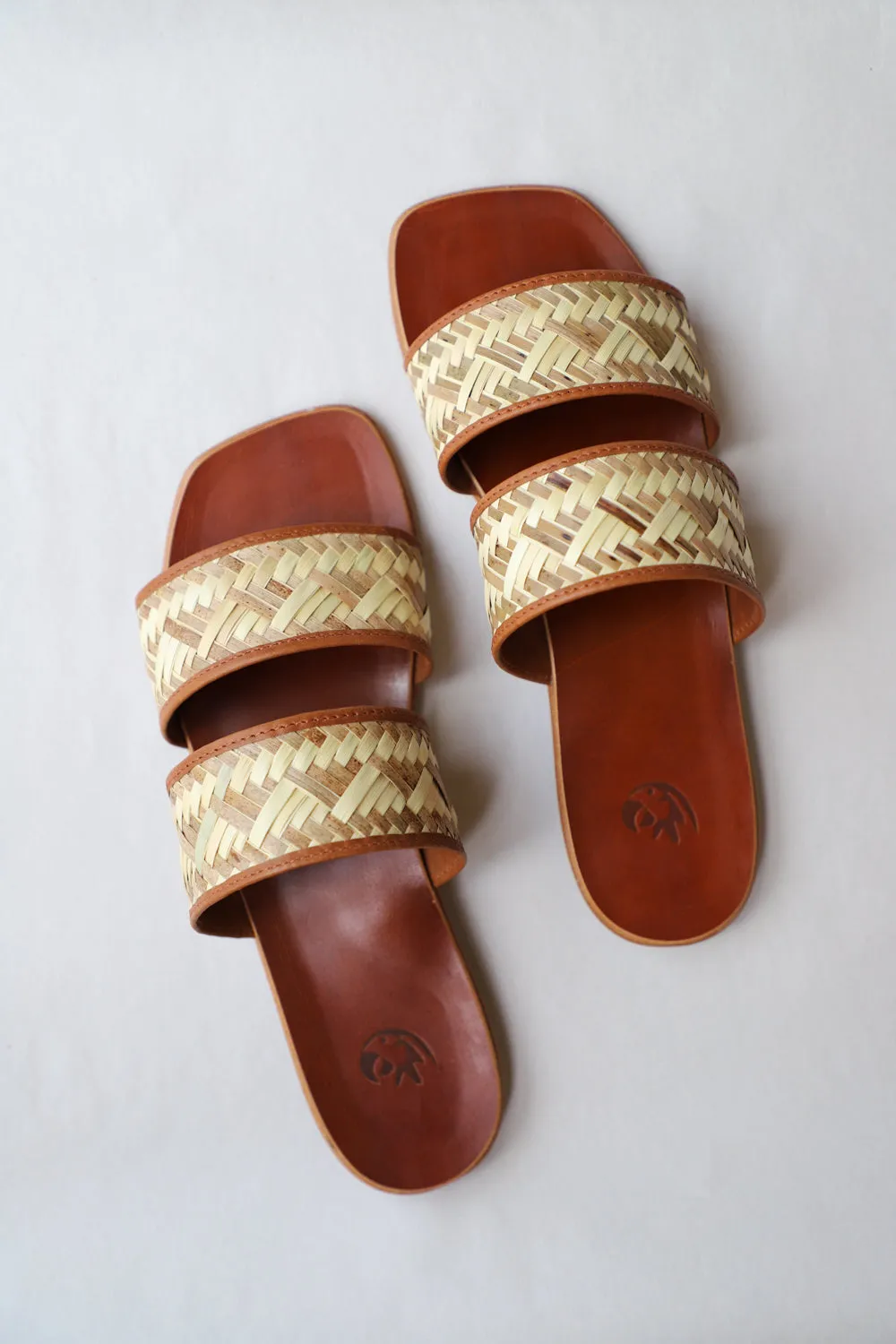 Capim | Palm Woven Leather Sandal