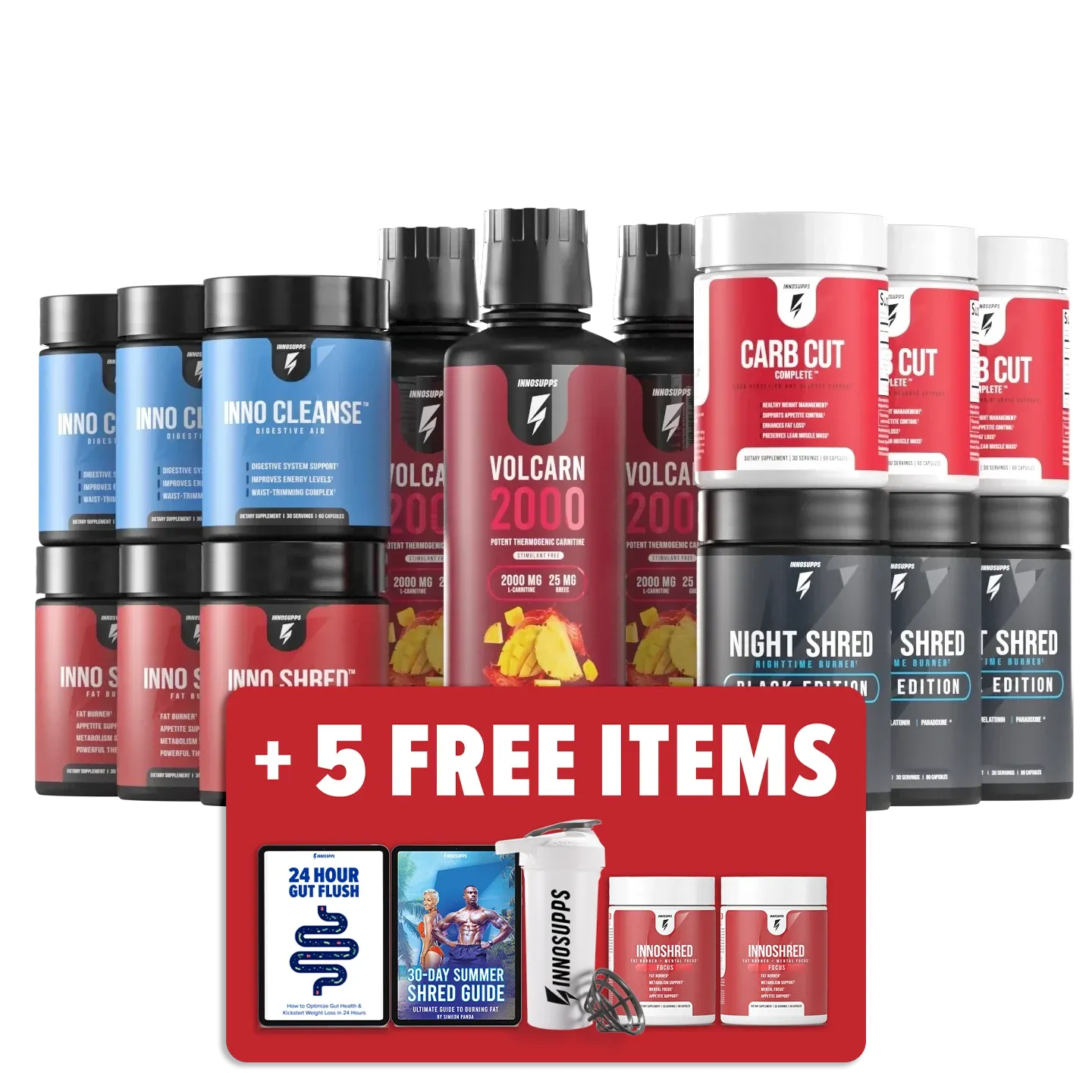 Carb Cut Shred Stack 3-Month Supply Bonus