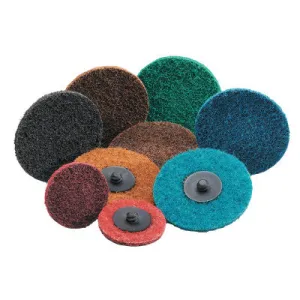 Carborundum Carbo Surface Prep Non-Woven Quick-Change Disc, Type II, 2", Very Fine, 05539554470