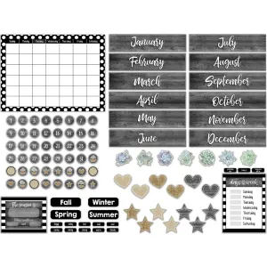 Carson Dellosa Education Simply Stylish Calendar Bulletin Board Set