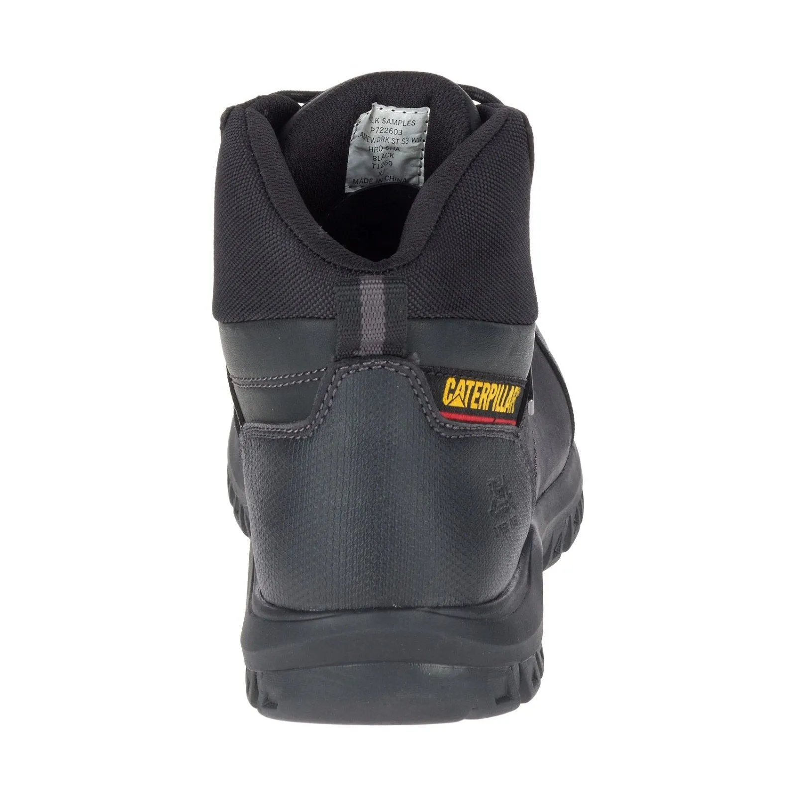 Caterpillar FRAMEWORK ST S3 WR HRO SRA P722603 Black Steel Toe Work Boot
