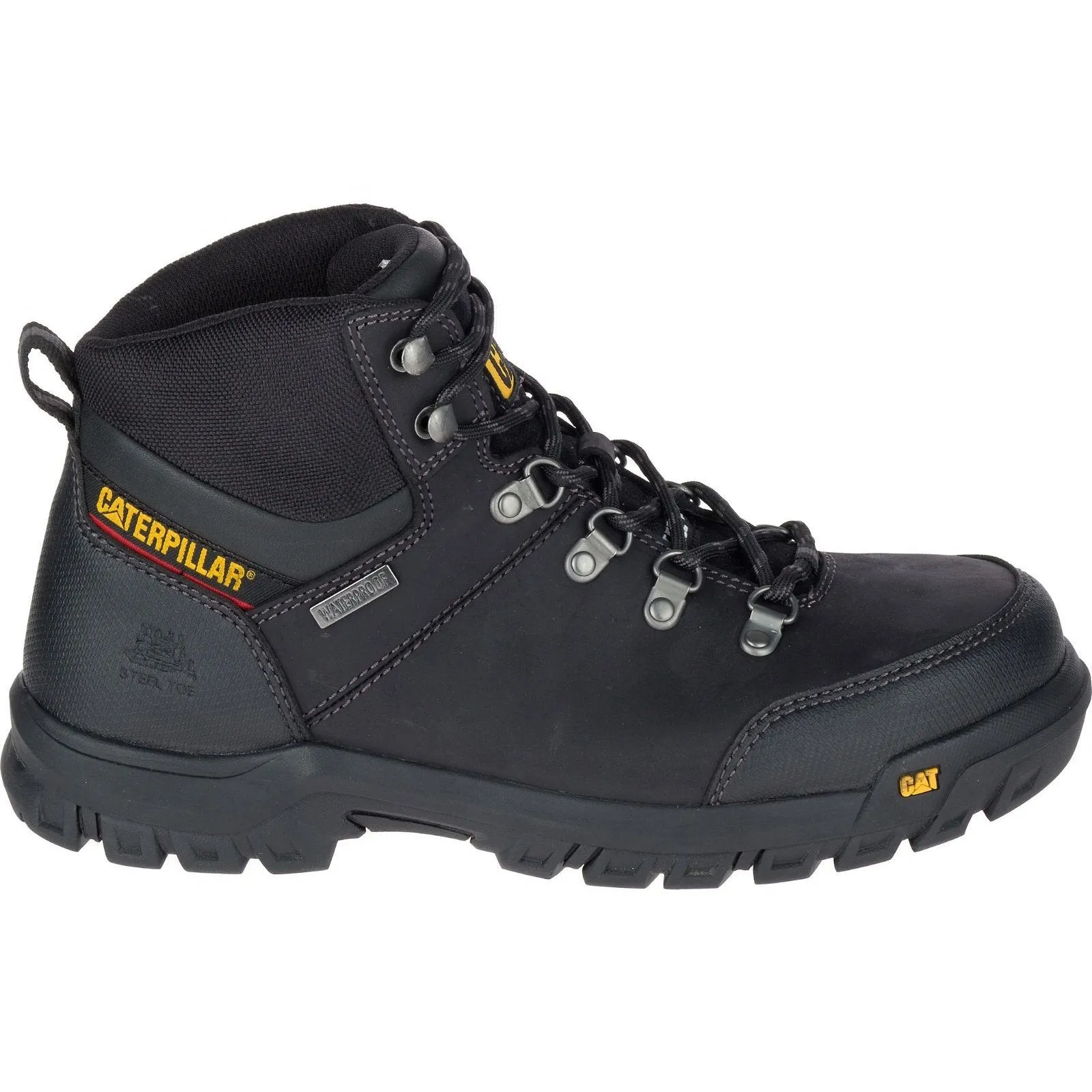 Caterpillar FRAMEWORK ST S3 WR HRO SRA P722603 Black Steel Toe Work Boot