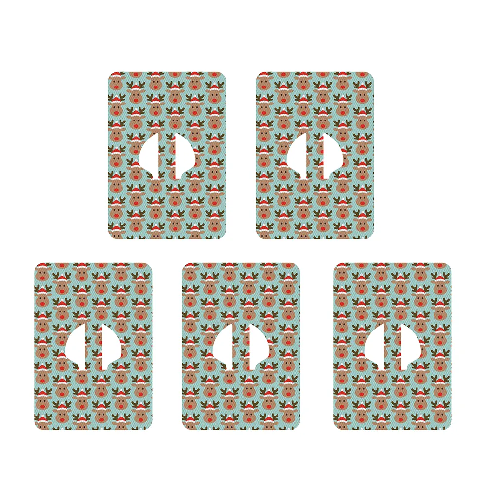 Christmas rudolph adhesive patches - all devices.
